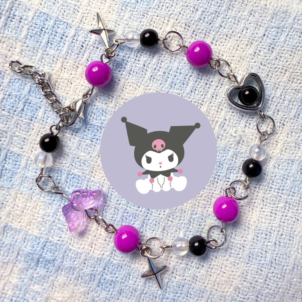 Pulseira Kuromi & My Melody